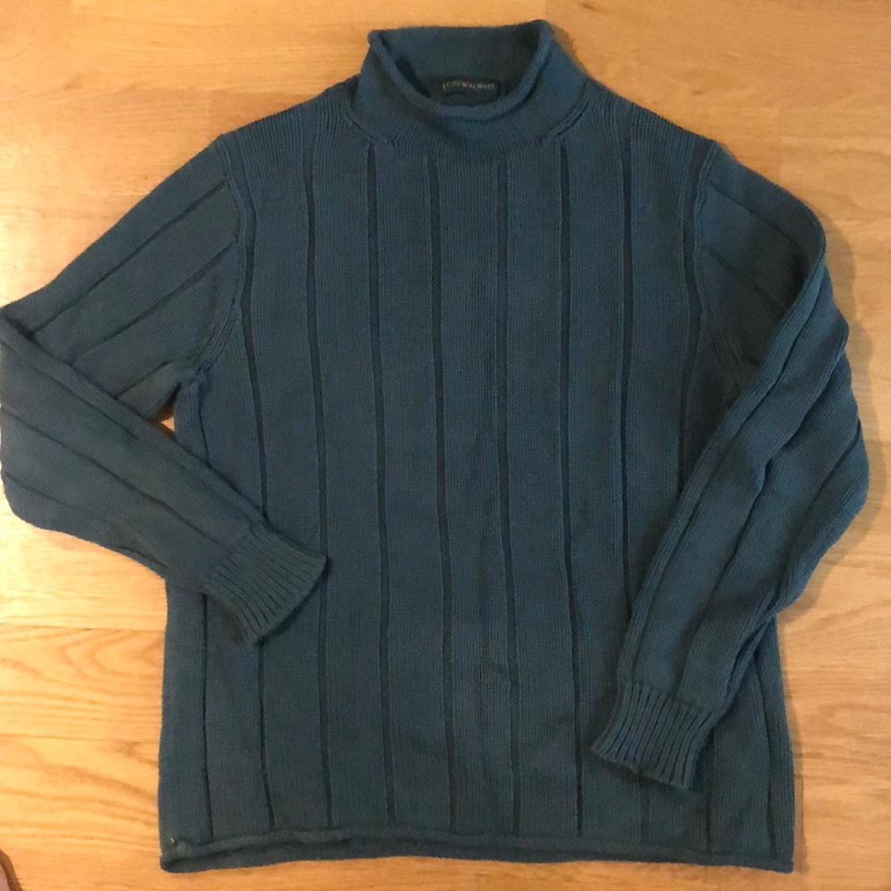 J. Crew Vintage Men’s Cable Mock Turtleneck Sweater